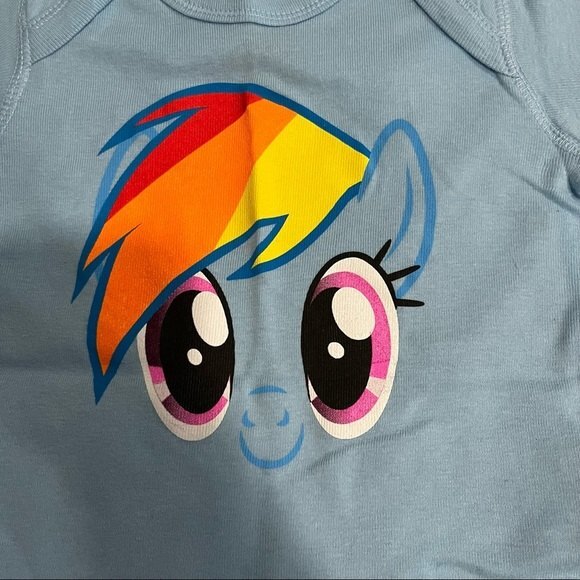 NEW MLP My Little Pony Blue Rainbow Dash Bodysuit - Picture 3 of 5